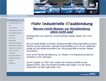Tablet Screenshot of industrielle-staubbindung.de